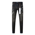 Mens trendy purple jeans, 100% cotton Pure Cotton High Street Trend