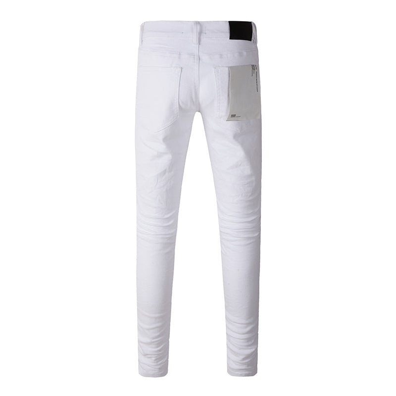 Mens trendy purple jeans, 100% cotton Pure Cotton High Street Trend