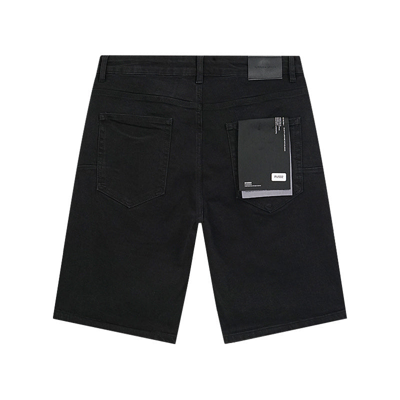 Mens trendy purple jeans, 100% cotton Denim Shorts #PU502