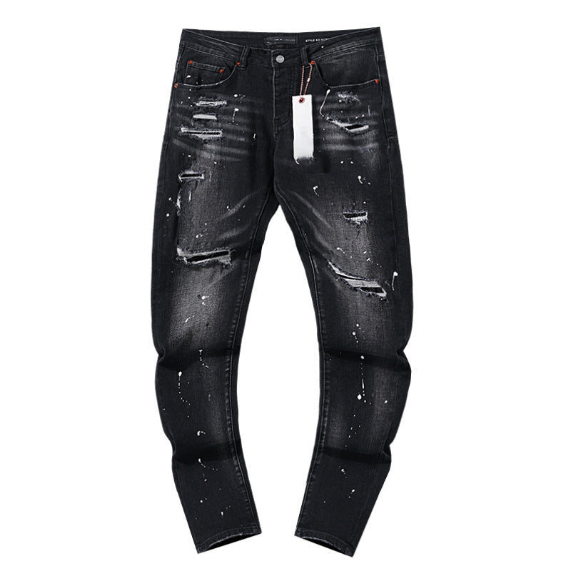 Mens trendy purple jeans, 100% cotton Jeans #PU125