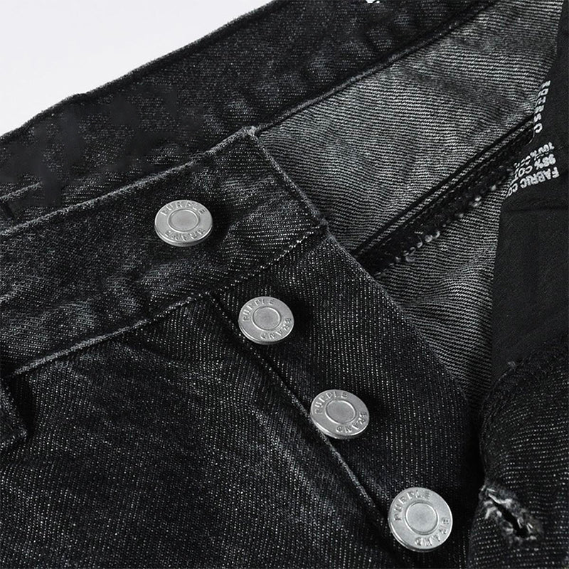 Mens trendy purple jeans, 100% cotton  Jeans Rhinestones #104