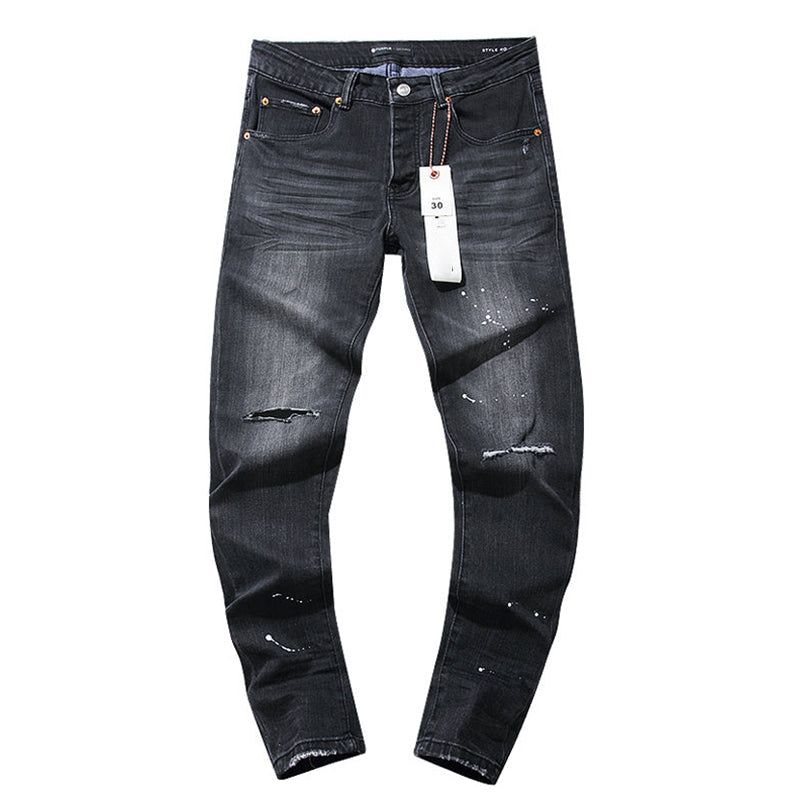 Mens trendy purple jeans, 100% cotton Jeans #PU100
