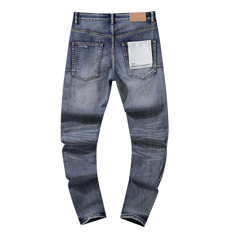 Mens trendy purple jeans, 100% cotton Jeans #PU110