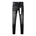 Mens trendy purple jeans, 100% cotton Pure Cotton High Street Trend