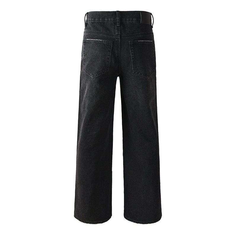 Mens trendy purple jeans, 100% cotton Rhinestones #9125