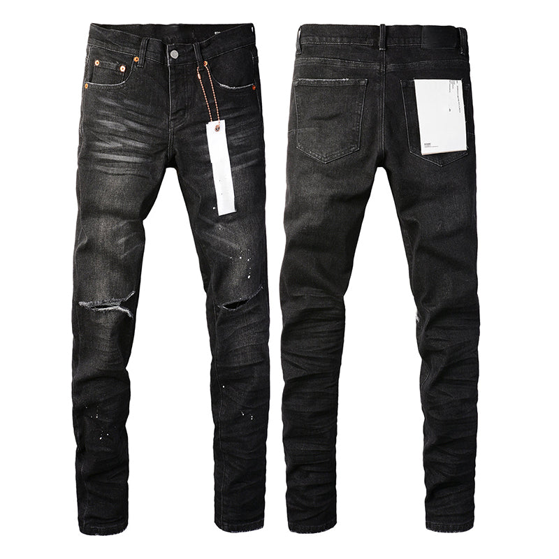 Mens trendy purple jeans, 100% cotton Pure Cotton High Street Trend