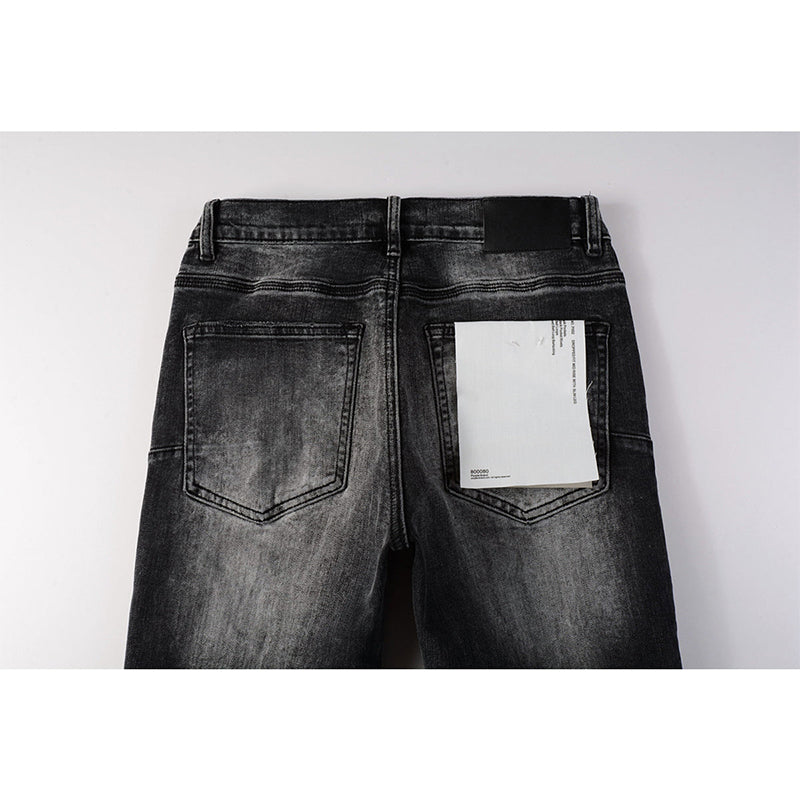 Mens trendy purple jeans, 100% cotton Pure Cotton High Street Trend