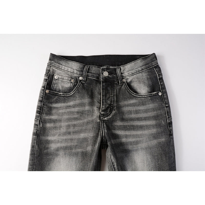 Mens trendy purple jeans, 100% cotton Pure Cotton High Street Trend