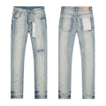 Mens trendy purple jeans, 100% cotton Jeans #PU143