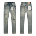 Mens trendy purple jeans, 100% cotton Jeans #PU141