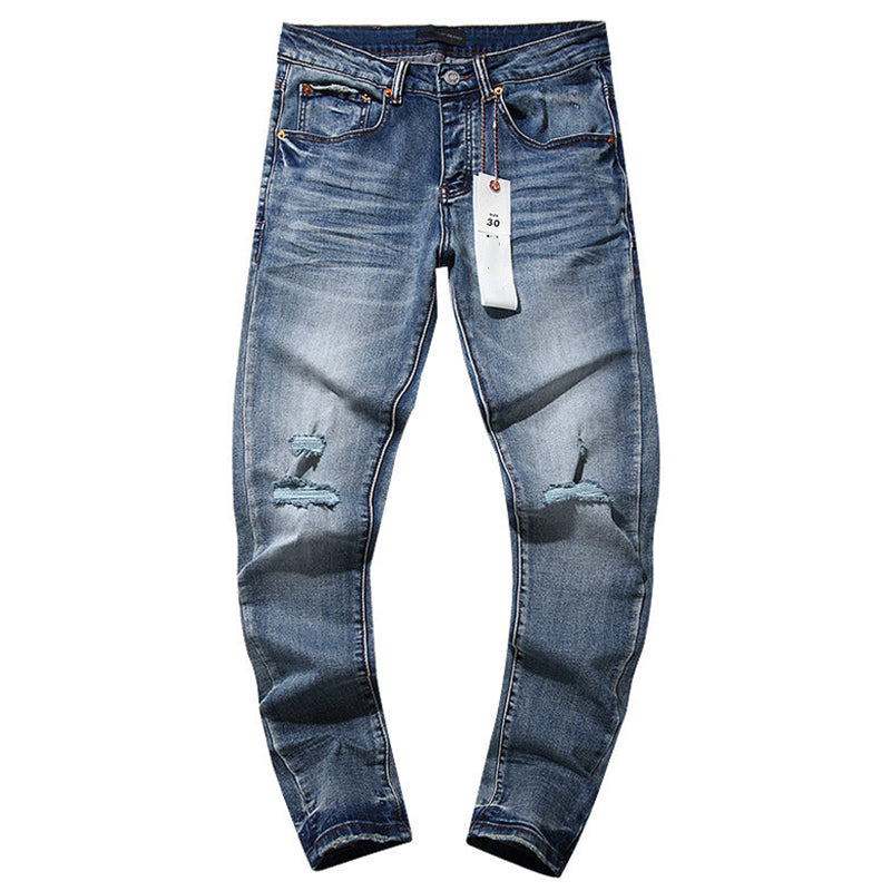 Mens trendy purple jeans, 100% cotton Jeans #PU103