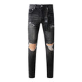 Mens trendy purple jeans, 100% cotton Pure Cotton High Street Trend