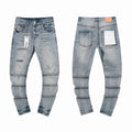 Mens trendy purple jeans, 100% cotton Jeans #PU138