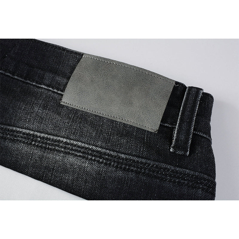 Mens trendy purple jeans, 100% cotton Pure Cotton High Street Trend