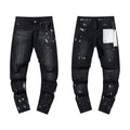Mens trendy purple jeans, 100% cotton Jeans #PU121
