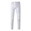 Mens trendy purple jeans, 100% cotton Pure Cotton High Street Trend