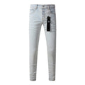 Mens trendy purple jeans, 100% cotton Pure Cotton High Street Trend