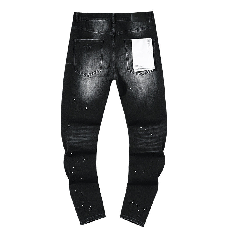 Mens trendy purple jeans, 100% cotton Jeans #PU129