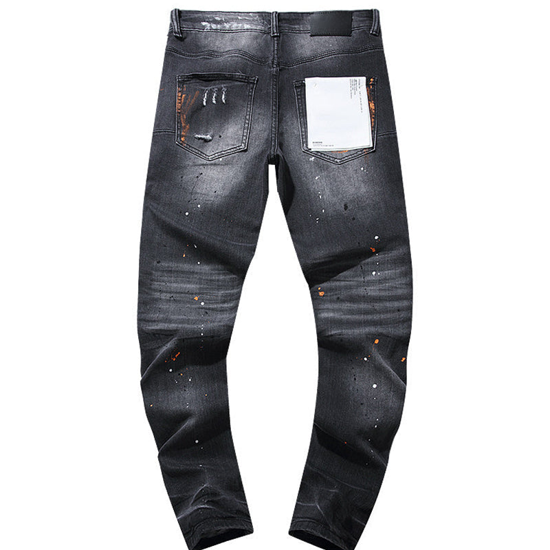 Mens trendy purple jeans, 100% cotton Jeans #PU101