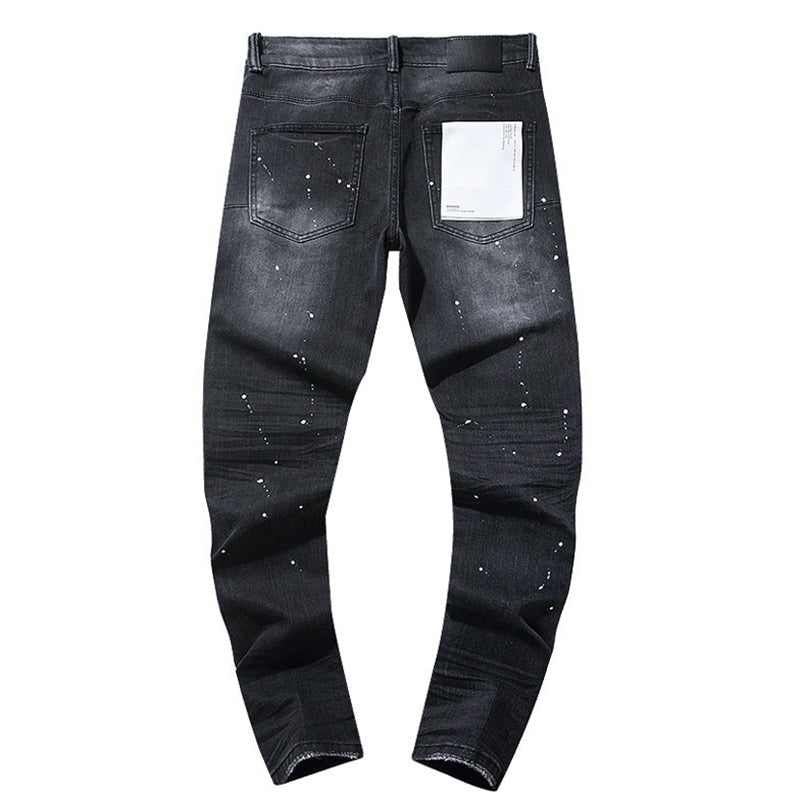 Mens trendy purple jeans, 100% cotton Jeans #PU102