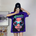 HS  T Shirt Creative Cartoon Portrait Printing