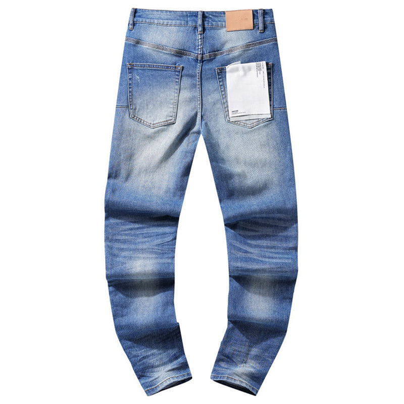 Mens trendy purple jeans, 100% cotton Jeans #PU106