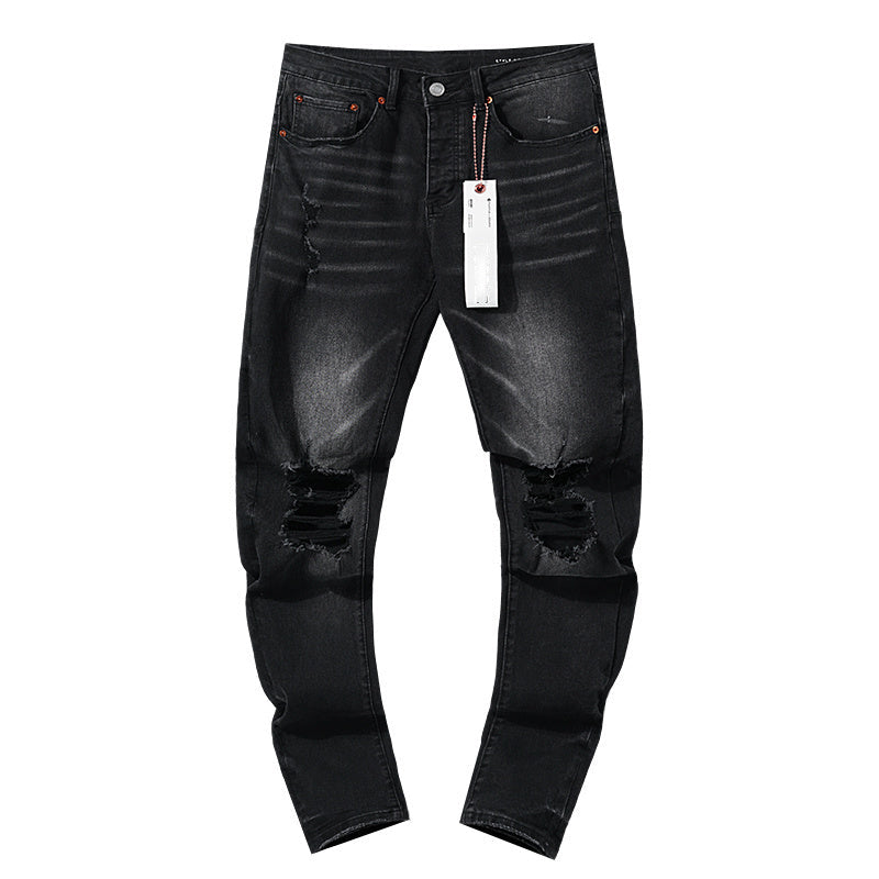 Mens trendy purple jeans, 100% cotton Jeans #PU126