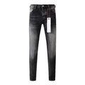 Mens trendy purple jeans, 100% cotton Pure Cotton High Street Trend