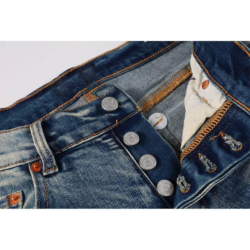 Mens trendy purple jeans, 100% cotton Pure Cotton High Street Trend