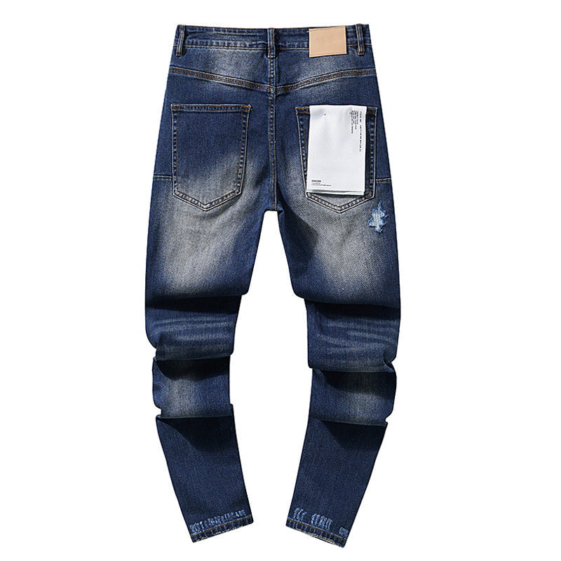 Mens trendy purple jeans, 100% cotton Jeans #PU115