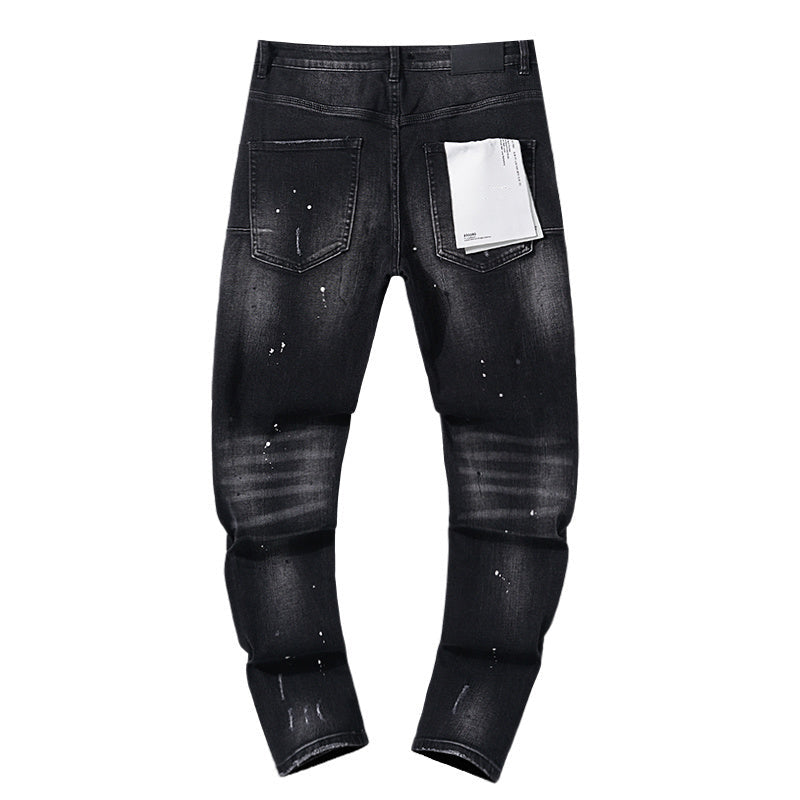 Mens trendy purple jeans, 100% cotton Jeans #PU125