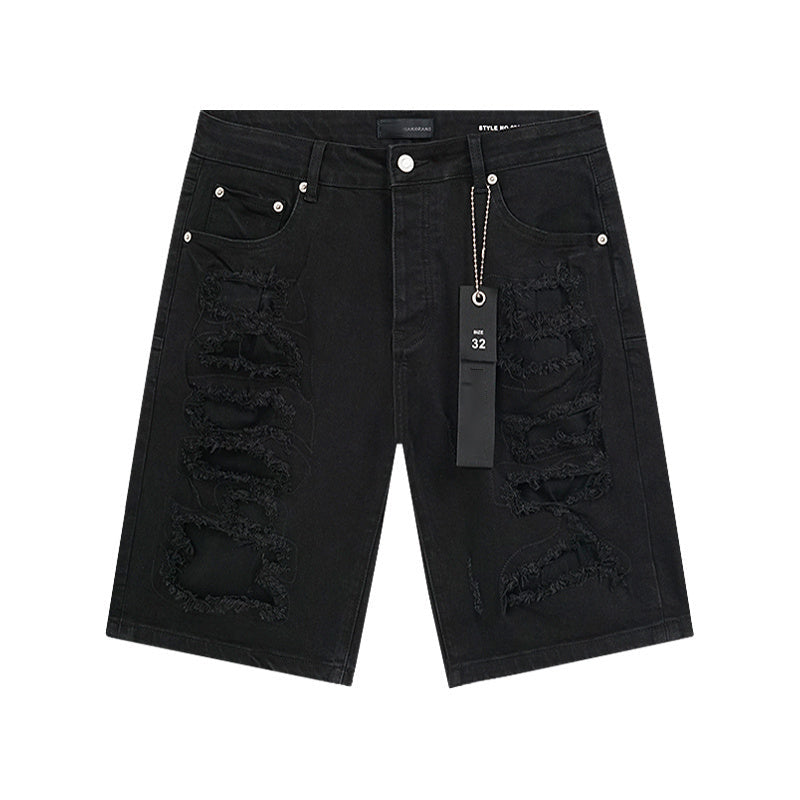 Mens trendy purple jeans, 100% cotton Denim Shorts #PU502