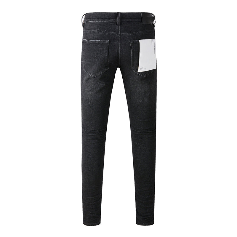 Mens trendy purple jeans, 100% cotton Pure Cotton High Street Trend