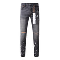 Mens trendy purple jeans, 100% cotton Pure Cotton High Street Trend