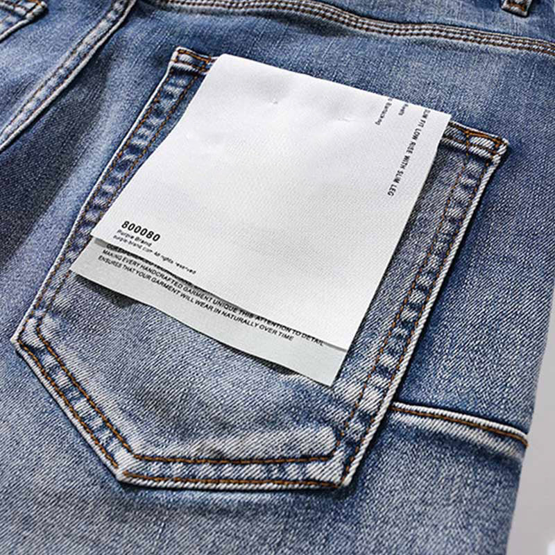 Mens trendy purple jeans, 100% cotton Jeans #PU110