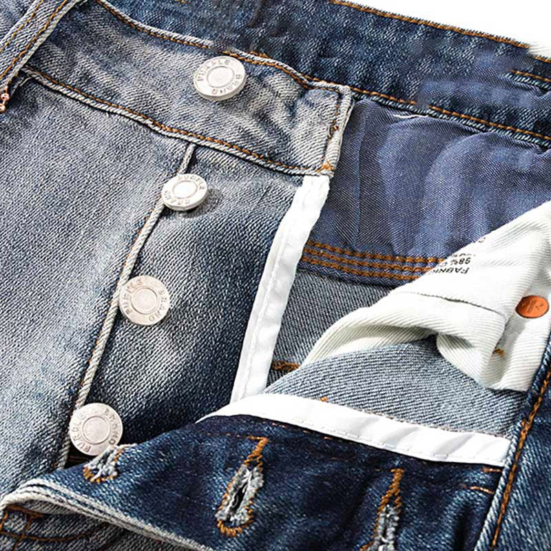 Mens trendy purple jeans, 100% cotton Jeans #PU138