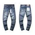 Mens trendy purple jeans, 100% cotton Jeans #PU103
