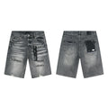 Mens trendy purple jeans, 100% cotton Denim Shorts #PU517