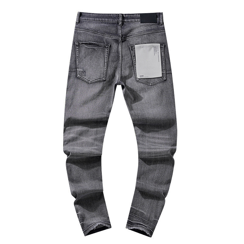 Mens trendy purple jeans, 100% cotton Jeans #PU112