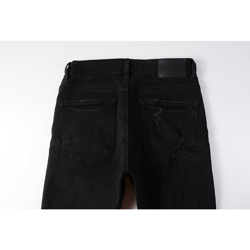 Mens trendy purple jeans, 100% cotton Pure Cotton High Street Trend