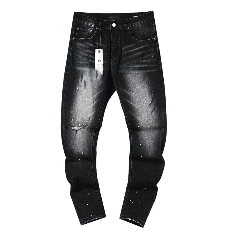 Mens trendy purple jeans, 100% cotton Jeans #PU129