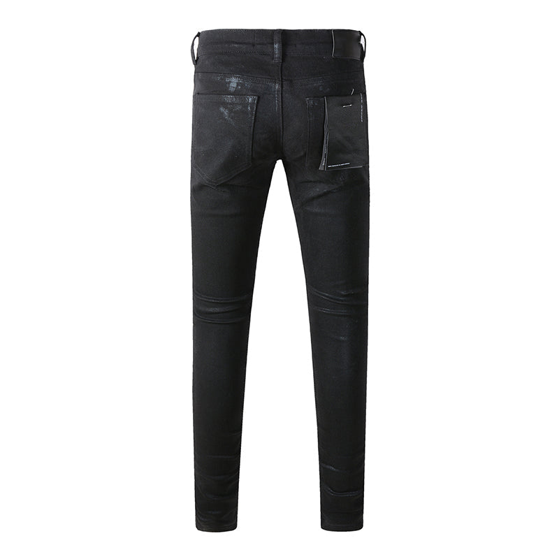 Mens trendy purple jeans, 100% cotton Pure Cotton High Street Trend
