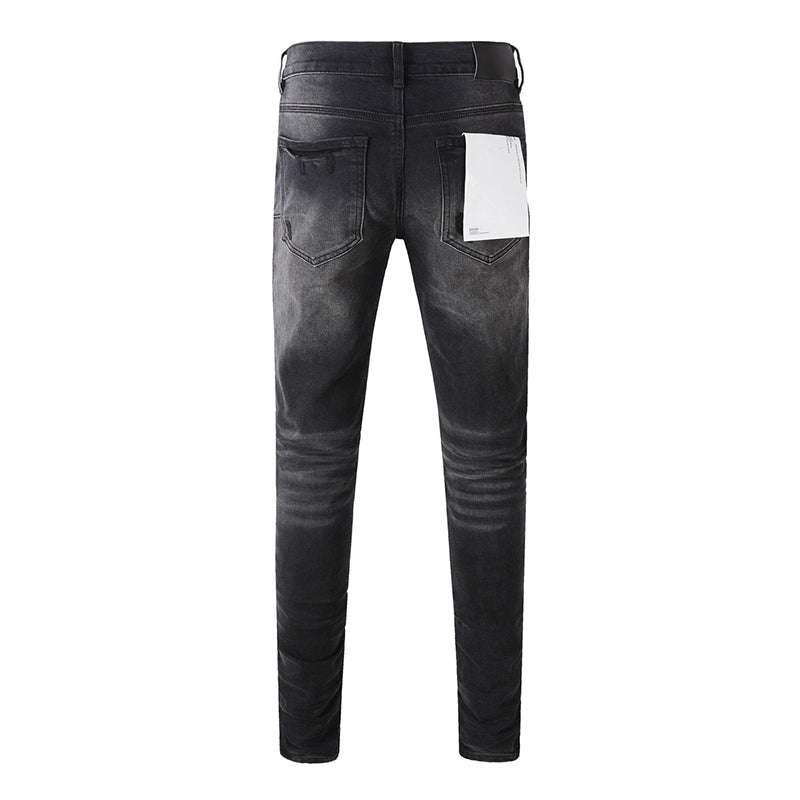 Mens trendy purple jeans, 100% cotton Pure Cotton High Street Trend