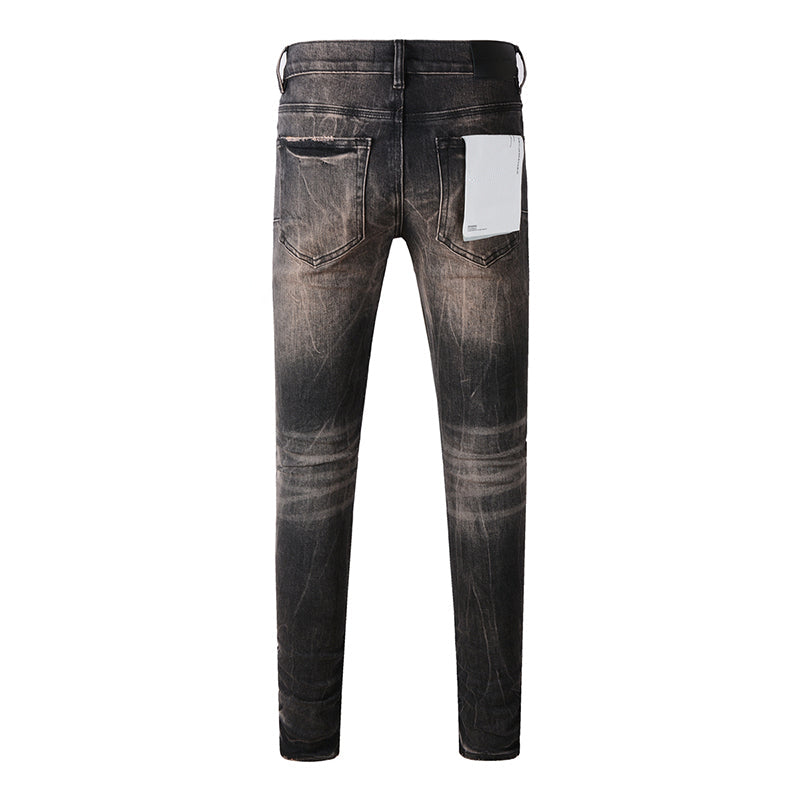 Mens trendy purple jeans, 100% cotton Pure Cotton High Street Trend