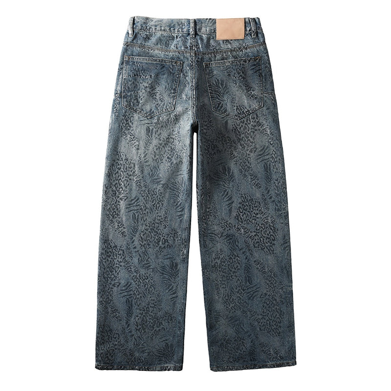 Mens trendy purple jeans, 100% cotton Jeans Rhinestones #100