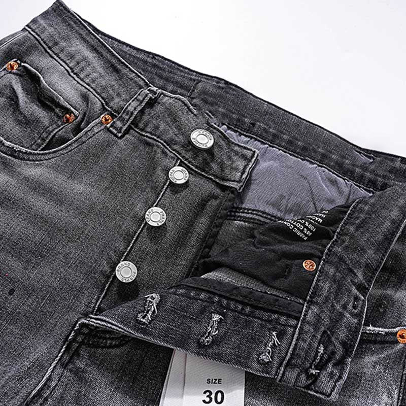 Mens trendy purple jeans, 100% cotton Jeans #PU127
