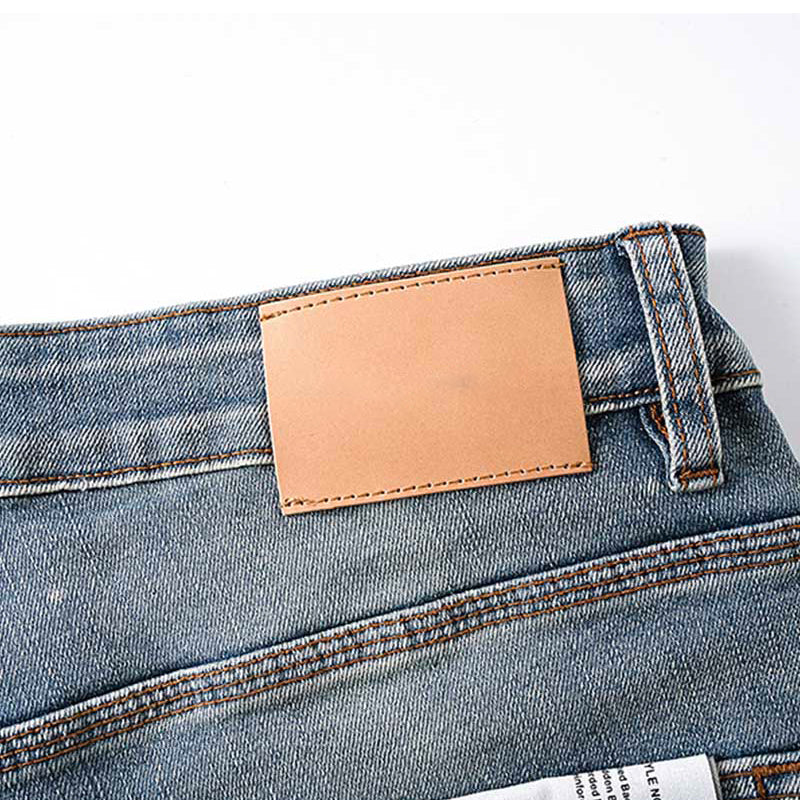 Mens trendy purple jeans, 100% cotton Denim Shorts #PU525