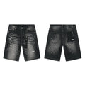 Mens trendy purple jeans, 100% cotton Denim Shorts #PU520