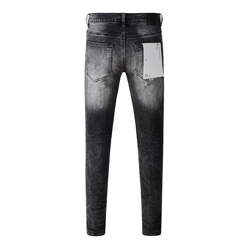 Mens trendy purple jeans, 100% cotton Pure Cotton High Street Trend