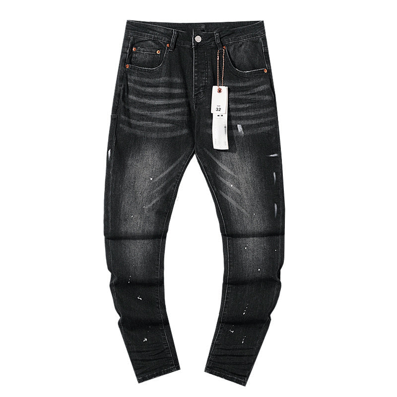 Mens trendy purple jeans, 100% cotton Jeans #PU144